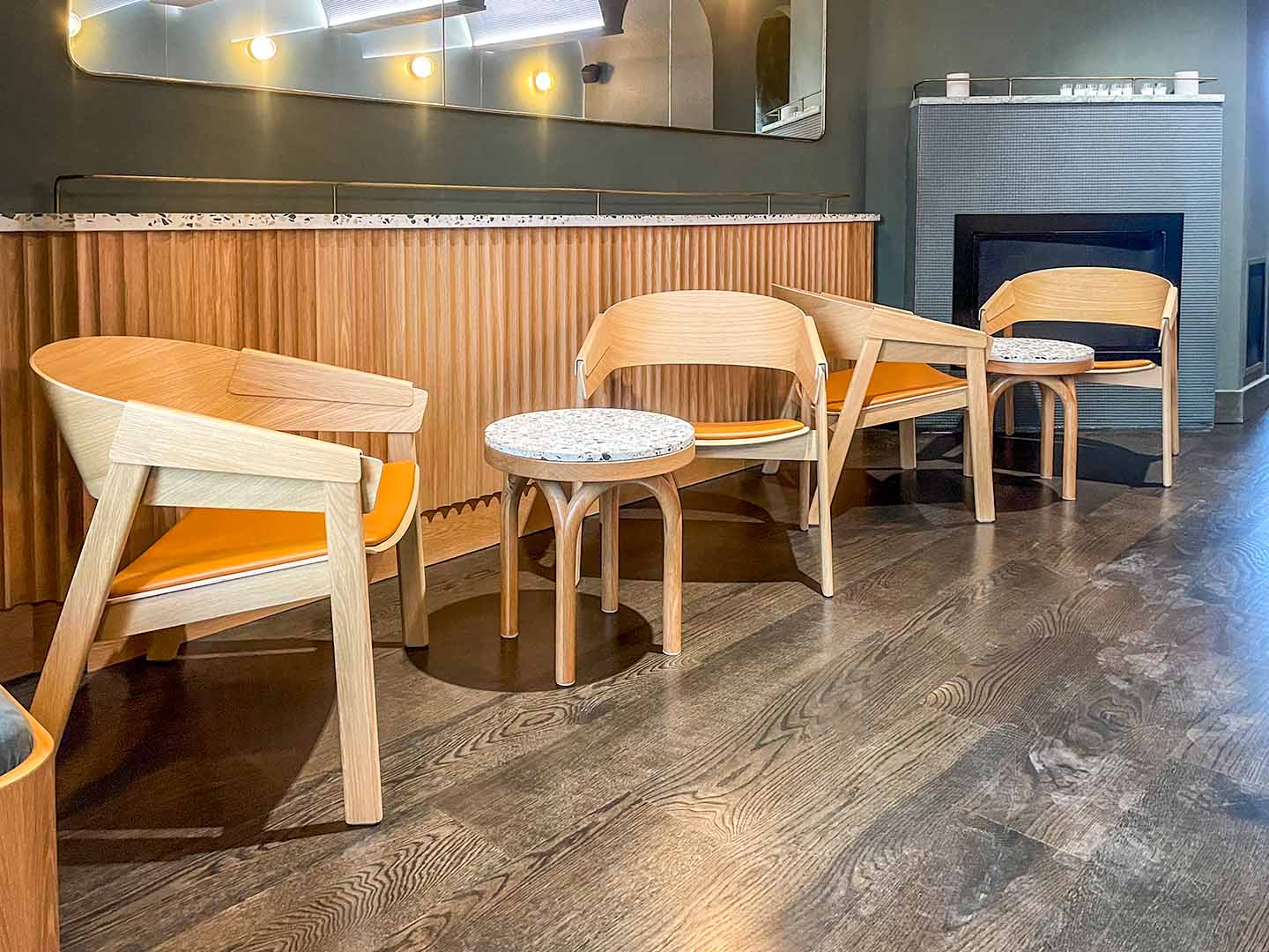 Custom Chairs in cafe