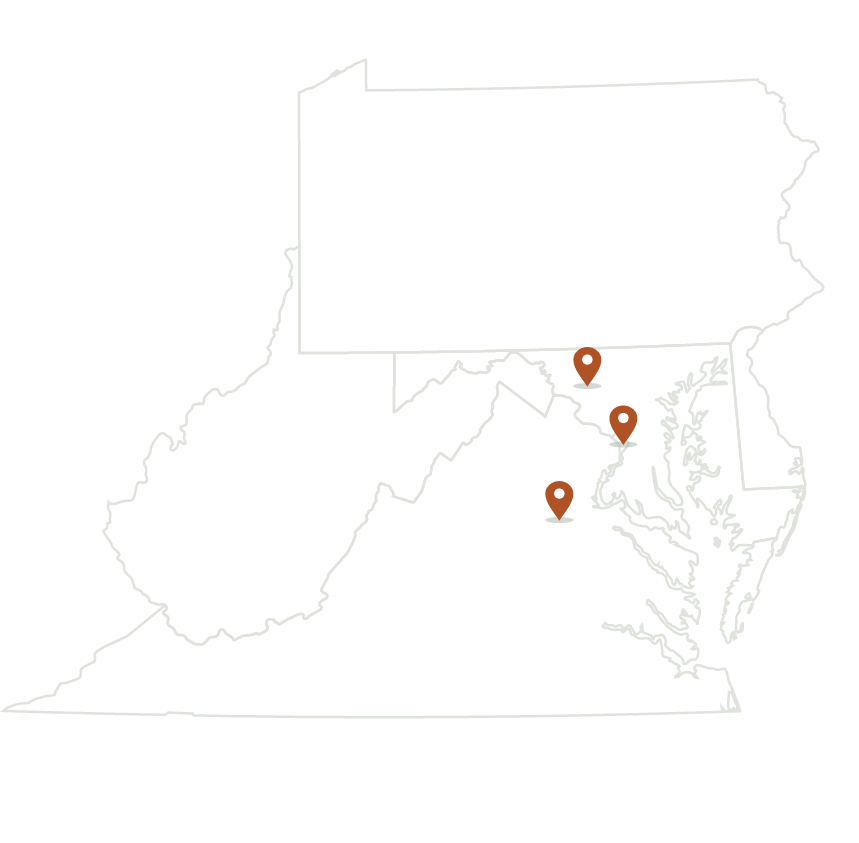 Maryland map
