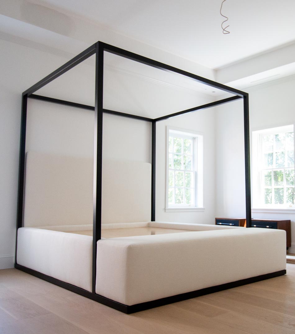 residential custom millwork furniture bed frame