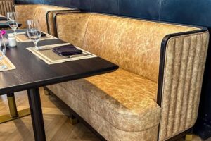 Commercial custom seating booths