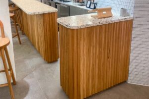 Custom millwork for cafe