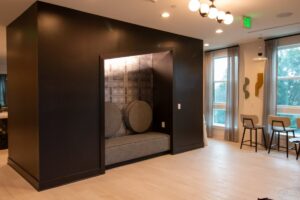 Hotel Lobby Custom Banquette Seating