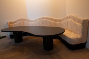 Modern U-shaped Hotel Lobby Custom Banquette Seating