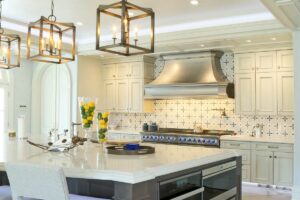 custom residential millwork kitchen island