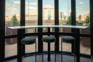 rooftop bar custom millwork