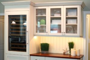 Custom cabinet wine cooler