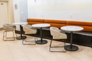 Custom wall bench banquette seating