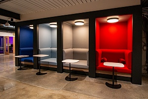 custom commercial millwork banquette