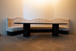 modern custom banquette