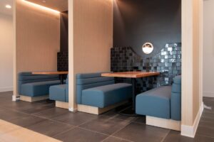 commercial millwork banquettes